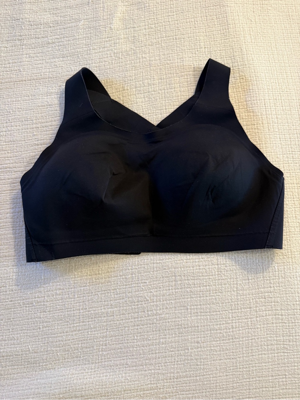 lululemon athletica Black Wireless Seamless  high impact Support Bra